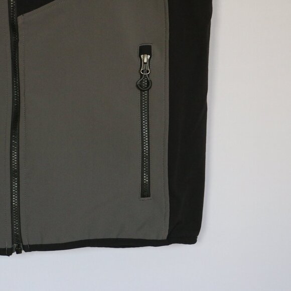 Duluth Trading Co, Men's Black Hills Windfront Vest, Medium, Dark Grey and Black - Picture 4 of 12